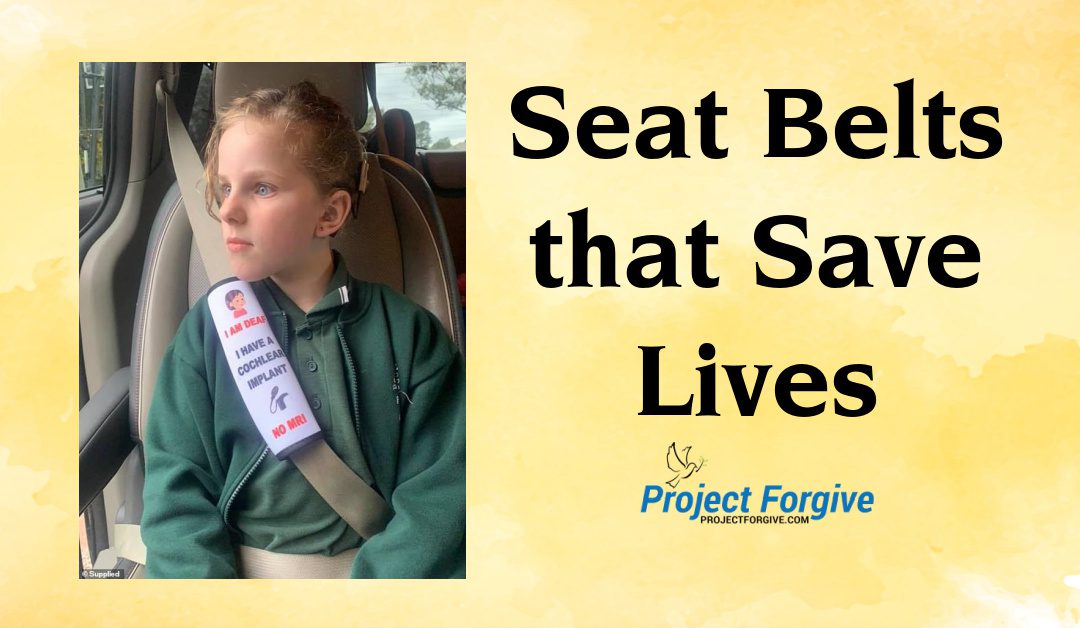 Seat Belt Cover Can Save a Life